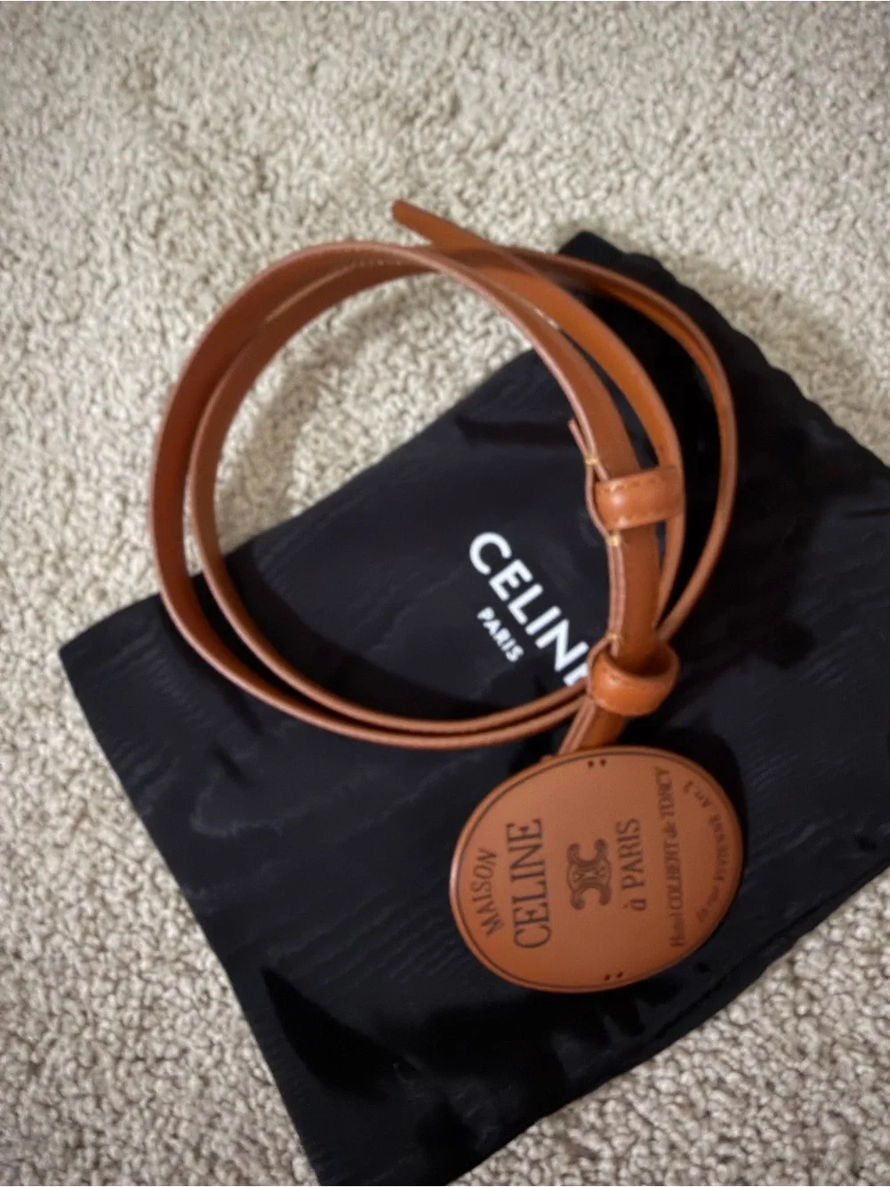 Celine leather strap